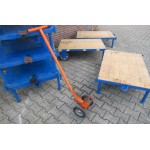PROFESSIONELE transportkar met hefschamel. Gebruikt
